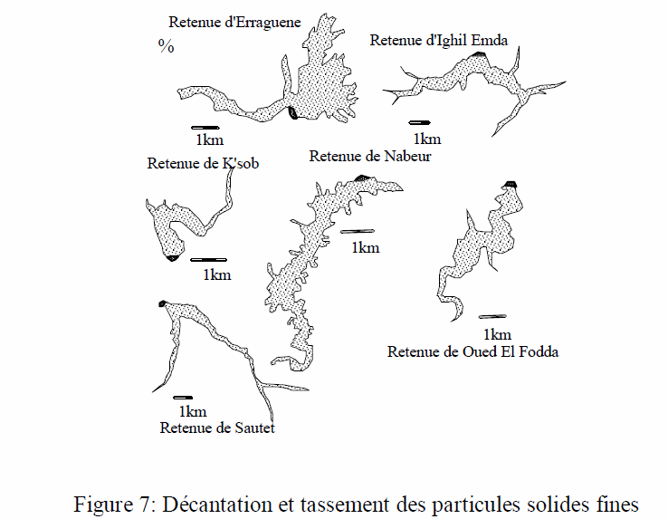 Figure 7: Décantation et tassement des particules solides fines