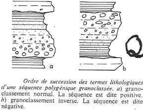 Ordre de succession des termes lithologiques