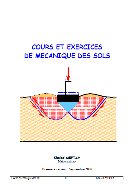 Cours et exercices de mécanique des sols