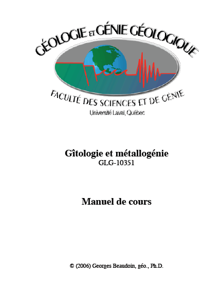 Gîtologie et métallogénie