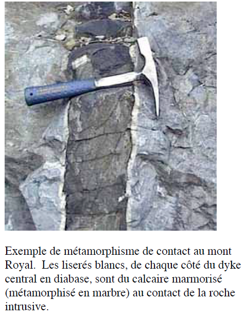 Les roches métamorphiques