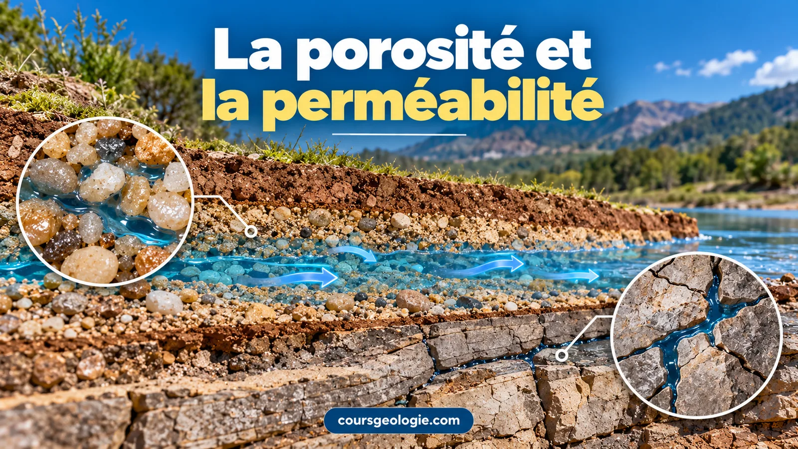 La porosité et la perméabilité