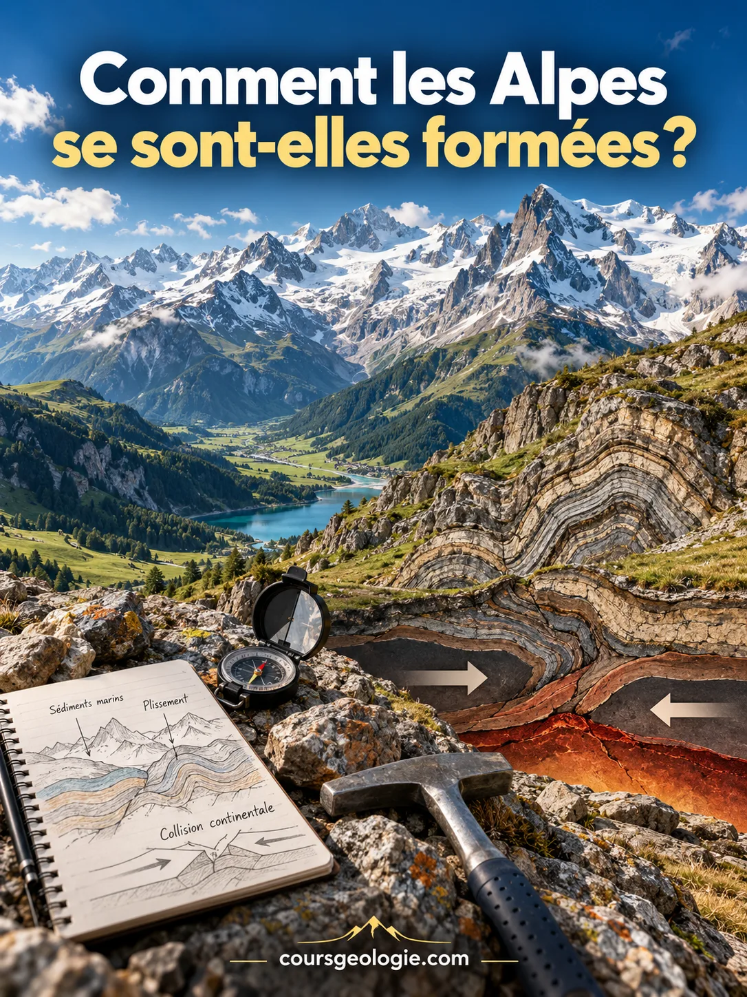 Comment les Alpes se sont-elles formées ?